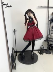 画像13: 【Puppet Bombs】Q402 オフショルハートレイヤード風ワンピース (13)