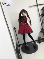 画像15: 【Puppet Bombs】Q402 オフショルハートレイヤード風ワンピース (15)