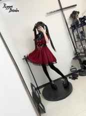 画像17: 【Puppet Bombs】Q402 オフショルハートレイヤード風ワンピース (17)