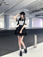 画像2: 【PuppetBombs】Q405 胸あきフリルブラウス (2)