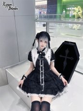 画像19: 【PuppetBombs】Q414 クロス変型襟セットアップ (19)