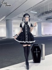 画像11: 【PuppetBombs】Q414 クロス変型襟セットアップ (11)