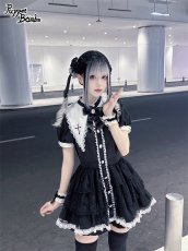 画像13: 【PuppetBombs】Q414 クロス変型襟セットアップ (13)