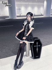 画像14: 【PuppetBombs】Q414 クロス変型襟セットアップ (14)