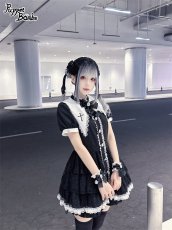 画像17: 【PuppetBombs】Q414 クロス変型襟セットアップ (17)