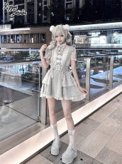 画像3: 【PuppetBombs】QS92 ハートチャームレースソックス (3)