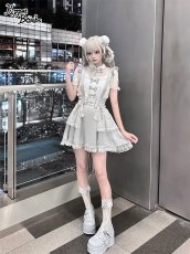 画像5: 【PuppetBombs】QS92 ハートチャームレースソックス (5)