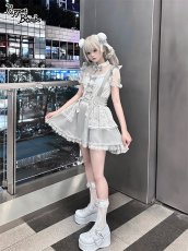 画像6: 【PuppetBombs】QS92 ハートチャームレースソックス (6)