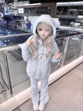 画像4: 【PuppetBombs】Q424レースラインスウェットパンツ (4)