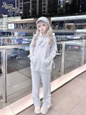 画像7: 【PuppetBombs】Q424レースラインスウェットパンツ (7)