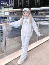 画像9: 【PuppetBombs】Q424レースラインスウェットパンツ (9)