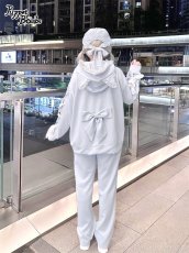 画像10: 【PuppetBombs】Q424レースラインスウェットパンツ (10)