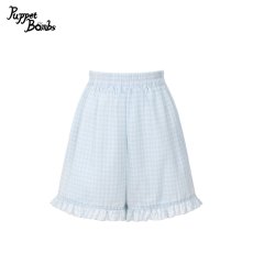 画像2: 【PuppetBombs】Q426ブルーチェックヨーク切り替えセットアップ【本店・通販限定】 (2)