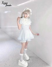 画像4: 【PuppetBombs】Q426ブルーチェックヨーク切り替えセットアップ【本店・通販限定】 (4)