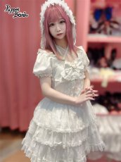画像14: 【PuppetBombs】Q427 レースアップティアードワンピース (14)