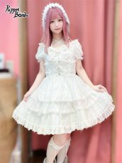 画像15: 【PuppetBombs】Q427 レースアップティアードワンピース (15)