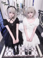 画像7: 【PuppetBombs】Q427 レースアップティアードワンピース (7)