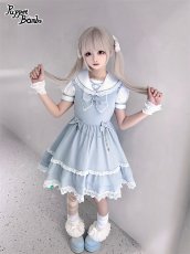 画像2: 【PuppetBombs】Q429レースセーラーワンピース (2)