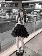 画像7: 【PuppetBombs】Q431 透かしレースオフショルトップス (7)