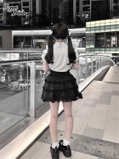 画像9: 【PuppetBombs】Q431 透かしレースオフショルトップス (9)