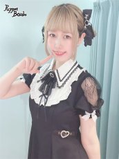 画像14: 【PuppetBombs】Q436 肩レースヨーク切り替えワンピース (14)