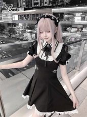 画像12: 【PuppetBombs】Q436 肩レースヨーク切り替えワンピース (12)