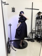 画像14: 【Puppet Bombs】Q437 オープンショルダーロングワンピース (14)