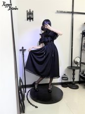 画像13: 【Puppet Bombs】Q437 オープンショルダーロングワンピース (13)