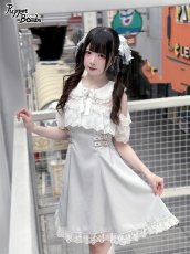 画像5: 【PuppetBombs】QS187ハートビジューリボンヘアクリップセット (5)