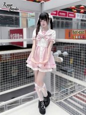 画像11: 【PuppetBombs】Q448はしごレースリボンセーラーセットアップ (11)