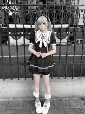 画像5: 【送料無料】Q454 ピンストライプ半袖セットアップ《予約受付》 (5)