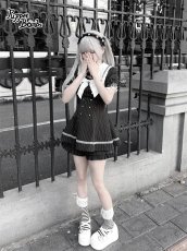 画像7: 【送料無料】Q454 ピンストライプ半袖セットアップ《予約受付》 (7)