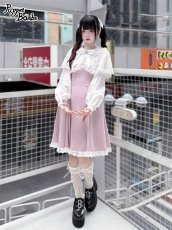 画像9: 【Puppet Bombs】QS182 レース重ねハートビジューヘアクリップセット (9)