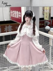 画像6: 【Puppet Bombs】QS182 レース重ねハートビジューヘアクリップセット (6)