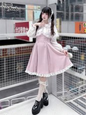 画像7: 【Puppet Bombs】QS182 レース重ねハートビジューヘアクリップセット (7)