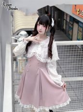 画像4: 【Puppet Bombs】QS182 レース重ねハートビジューヘアクリップセット (4)