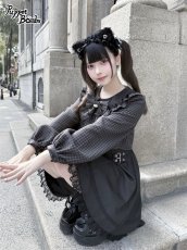 画像14: 【Puppet Bombs】QS222 パールチェーン×ビジューリボンクリップセット (14)