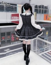 画像9: 【PuppetBombs】QS185 ハートビジューフリルカチューシャ (9)