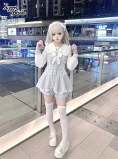 画像4: 【Puppet Bombs】Q469 フロントフリルセーラーセットアップ (4)