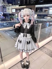 画像6: 【Puppet Bombs】Q470 レース切り替えパフ長袖ブラウス (6)