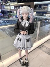 画像5: 【Puppet Bombs】Q470 レース切り替えパフ長袖ブラウス (5)