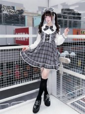 画像8: 【送料無料】QS190 グレーチェックリボンカチューシャ《予約受付》【計5000円以上】 (8)