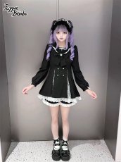 画像5: 【Puppet Bombs】Q472 リボンボックスプリーツセットアップ (5)