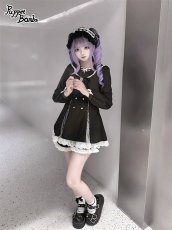 画像9: 【Puppet Bombs】Q472 リボンボックスプリーツセットアップ (9)