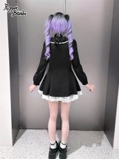 画像10: 【Puppet Bombs】Q472 リボンボックスプリーツセットアップ (10)