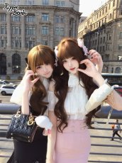 画像1: 【送料無料】QS240パールデコハートビジューリボンヘアクリップ《予約受付》【計5000円以上】 (1)