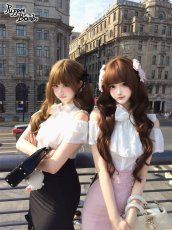 画像2: 【送料無料】QS240パールデコハートビジューリボンヘアクリップ《予約受付》【計5000円以上】 (2)