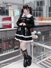 画像7: 【Puppet Bombs】Q482 ハートボタンツイードジャケット (7)