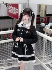 画像5: 【Puppet Bombs】Q482 ハートボタンツイードジャケット (5)