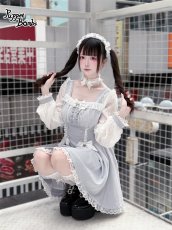 画像2: 【送料無料】QS227 ピュアホワイトレースチョーカー《予約受付》【計5000円以上】 (2)